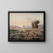 Saarbrücken after the Battle on August 5, 1870 - Gustave Boulanger — framed artwork on a wall