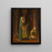 The Prayer - Gustave Boulanger — framed artwork on a wall