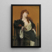 Une captive - Gustave Boulanger — framed artwork on a wall