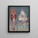 Head of veal and beef tongue - Gustave Caillebotte — framed artwork on a wall