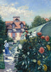 Dahlias in the Garden at Petit-Gennevilliers - Gustave Caillebotte — artwork view