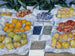 Fruit painting displayed on a stand - Gustave Caillebotte — artwork view
