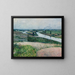 La Seine à la Pointe de Pinay - Gustave Caillebotte — framed artwork on a wall