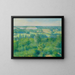La vallée de Lyerres - Gustave Caillebotte — framed artwork on a wall