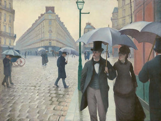 Rue de Paris, jour de pluie - Gustave Caillebotte — artwork view