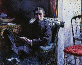 Portrait of Georges Roman - Gustave Caillebotte — artwork view