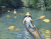 Canoes - Gustave Caillebotte — artwork view