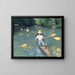 Canoes - Gustave Caillebotte — framed artwork on a wall