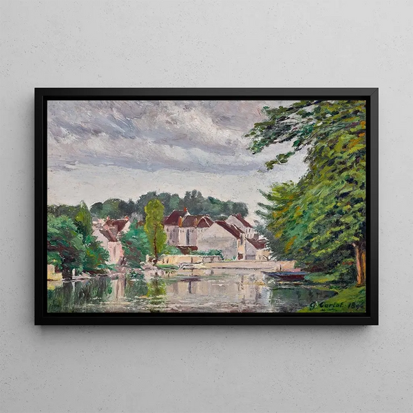 Study Nemours - Gustave Cariot — framed artwork on a wall