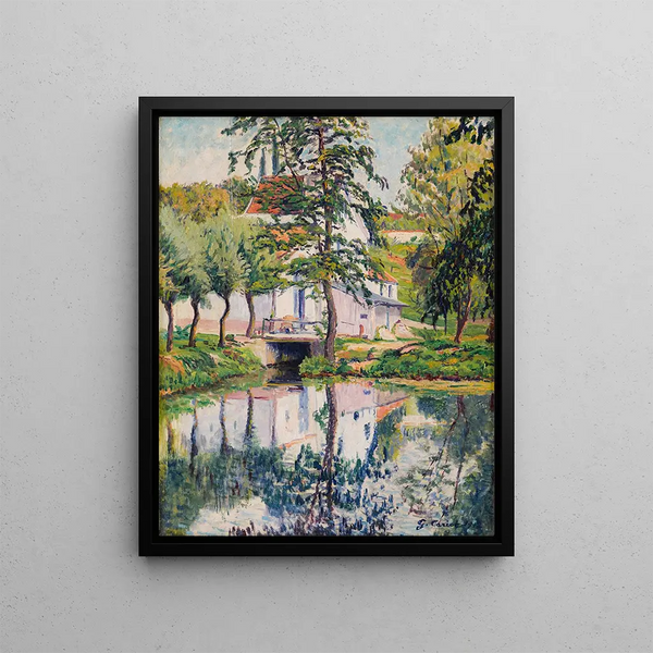Moulin de Prigny - Gustave Cariot — framed artwork on a wall
