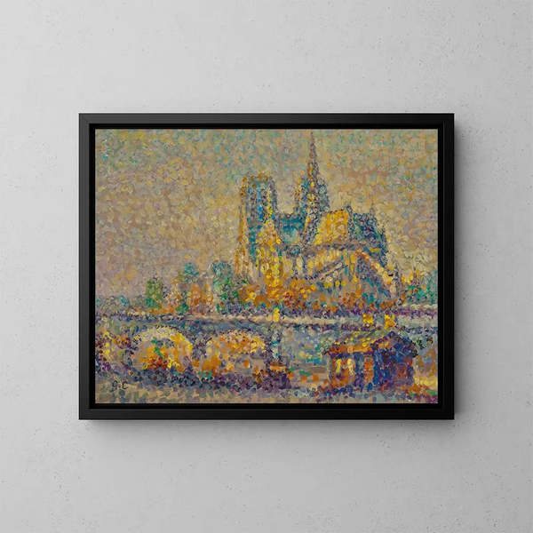 Notre-Dame de Paris - Gustave Cariot — framed artwork on a wall