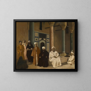 Outside the utility room, Topkapi Palace, Istanbul - Gustave Cluseret — framed artwork on a wall