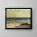 Bords de la mer à Palavas - Gustave Courbet — framed artwork on a wall