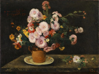 Bouquet of Asters - Gustave Courbet — artwork view