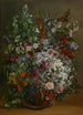 Bouquet de fleurs dans un vase - Gustave Courbet — artwork view