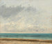 Calm Sea Painting - Gustave Courbet — artwork view