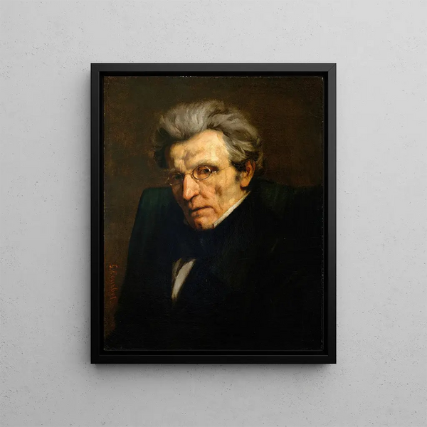 Charles Suisse - Gustave Courbet — framed artwork on a wall