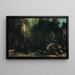 The shaded stream - Gustave Courbet — framed artwork on a wall