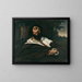 The Wounded - Gustave Courbet — framed artwork on a wall