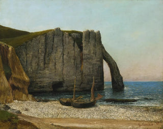 Cliffs of Étretat - Gustave Courbet — artwork view