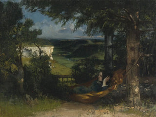 Woman in a Hammock - Gustave Courbet — artwork view