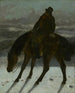 Hunter on Horseback - Gustave Courbet — artwork view