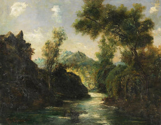 in the Swiss Alps - Gustave Courbet — artwork view