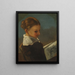 Julieta Courbet at the age of ten - Gustave Courbet — framed artwork on a wall