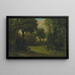 La Clairière - Gustave Courbet — framed artwork on a wall