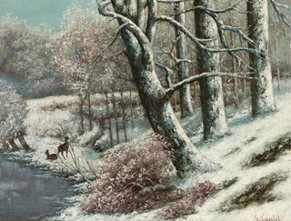 La forteresse en hiver - Gustave Courbet — artwork view