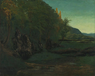 Landscape of the Jura - Gustave Courbet — artwork view