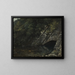 Landscape of the Blue Source - Gustave Courbet — framed artwork on a wall