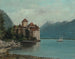 The Château of Chillon, Lake Geneva - Gustave Courbet — artwork view