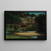 The Mill - Gustave Courbet — framed artwork on a wall