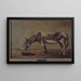 L'âne - Gustave Courbet — framed artwork on a wall