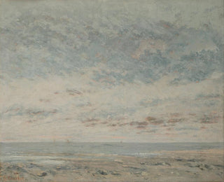 Basse mer à Trouville - Gustave Courbet — artwork view