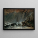 Marine Painting La Trombe - Gustave Courbet — framed artwork on a wall