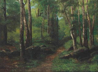 Sentier à travers la forêt - Gustave Courbet — artwork view