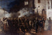 Firefighters running to a fire - Gustave Courbet — artwork view