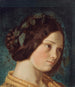 Portrait painting of Zélie Courbet - Gustave Courbet — artwork view
