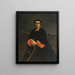 Portrait of Woman Juliette Courbet - Gustave Courbet — framed artwork on a wall