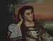 Reverie, portrait of Gabrielle Borreau - Gustave Courbet — artwork view