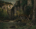 River and Rocks - Gustave Courbet — artwork view
