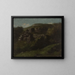 Rochers d'Ornans - Gustave Courbet — framed artwork on a wall