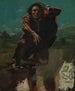 Self-portrait painting - Gustave Courbet — artwork view