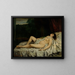 Nude Sleeping - Gustave Courbet — framed artwork on a wall
