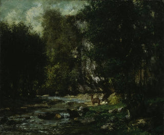 Le ruisseau des Puits Noirs - Gustave Courbet — artwork view