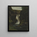 La Cascade - Gustave Courbet — framed artwork on a wall