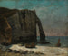 La falaise à Étretat - Gustave Courbet — artwork view