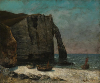 La falaise à Étretat - Gustave Courbet — artwork view